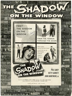 The Shadow on the Window (Original pressbook for the 1957 film)