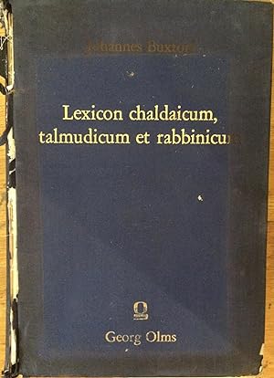 Lexicon chaldaicum, talmudicum et rabbinicum