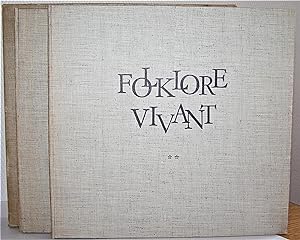 Folklore vivant, illustré de photographies originales de René Ramlot, 2 volumes,