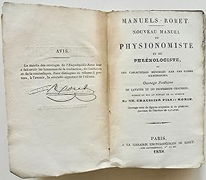 Nouveau manuel du physionomiste et du phrénologiste, ou les caractères dévoilés par les signes ex...