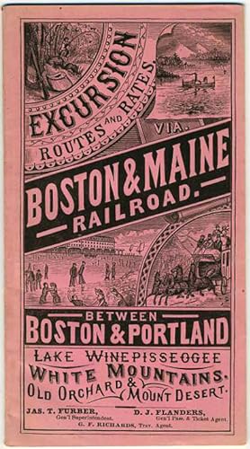 Boston & Maine Railroad. Excursion Routes and Rates