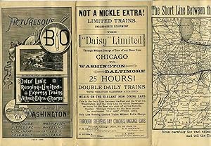 Picturesque B & O Time Table. July 1885