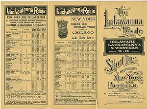 Delaware, Lackawanna & Western Railroad time table. October, 1895