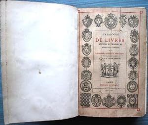 catalogue de livres anciens et modernes rares et curieux