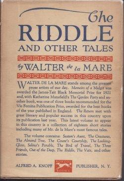THE RIDDLE AND OTHER TALES