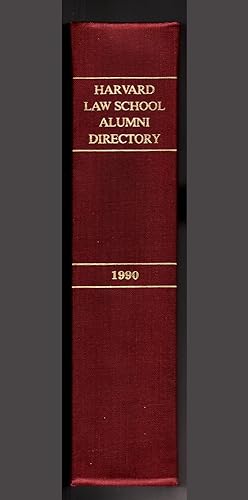 Alumni Directory of the Harvard Law School 1990
