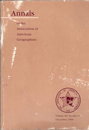 Annals of The Association of American Geographers; December 1999