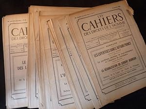 Les Cahiers des Droits de l'Homme. 35e année - du n°1 du 10 janvier 1935 au n°33 du 30 décembre 1935