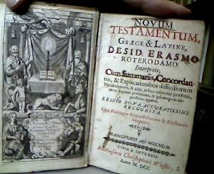 Novum Testamentum, Graece & Latine Desid. Erasmo Roterodamo Interprete, Cum Summariis, Concordant...
