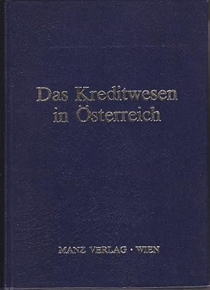 Das Kreditwesen in Osterreich Festschrift Fur Hans Krasensky Zum 80. Geburtstag