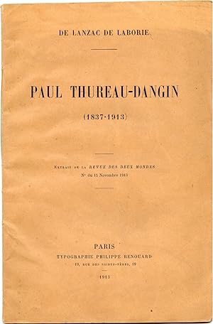 PAUL THUREAU -DANGIN 1837-1913.