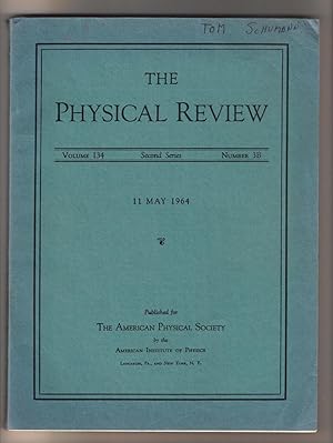 The Physical Review / Second Series / Volume 134 / Number 3B / 11 May 1964. James B. Hartle - 2 s...