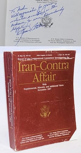 Report of the congressional committees investigating the Iran-contra affair with supplemental, mi...
