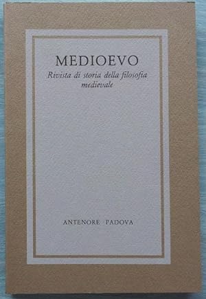 Medioevo. Rivista di storia della filosofia medievale, vol. VIII 1982