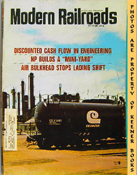 Modern Railroads October 1968, Vol. 23, No. 10 : NP's Missoula Yard / Discounted Cash Flow In Eng...