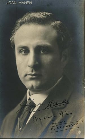 Signed Postcard Photo. 1928.