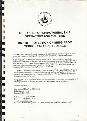 GUIDANCE FOR SHIPOWNERS, SHIP OPERATORS AND MASTERS ON THE PROTECTION OF SHIPS FROM TERRORISM AND...