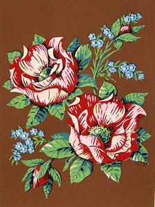 Floral Hues. (Hand-Made Prints.)