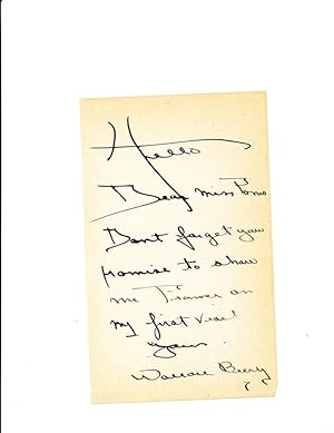 Autograph Letter Signed, 8vo, on 2 sheets, n.p., n.d.