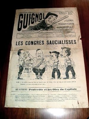 Guignol. Journal hebdomadaire satirique, n° 1025, samedi 26 Mai 1934 - Les Congrès Saucialisses -...