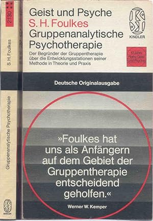gruppenanalytische psychotherapie. der begründer der gruppentherapie über die entwicklungsstation...