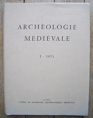 Archéologie Médiévale - I - 1971 - édité par le centre de recherches archéologiques Médiévales