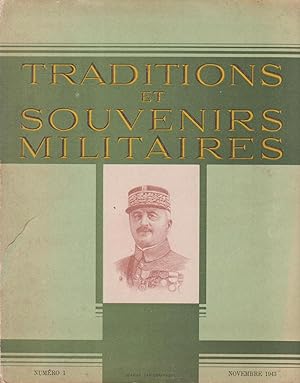 Revue "Traditions et souvenirs militaires" n°1, novembre 1943