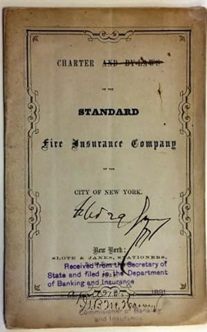 CHARTER AND BY-LAWS OF THE STANDARD FIRE INSURANCE COMPANY OF THE CITY OF NEW YORK