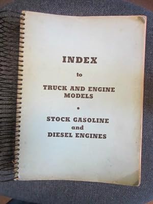 Thompson Products Tractor Truck Gasoline Diesel Engine Catalog Manual