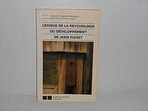 Lexique de la psychologie du developpement de Jean Piaget