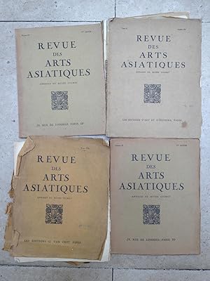Revue des Arts asiatiques. Annales du musée Guimet. 4 issues. V ème année Numero II & IV, Tome VI...
