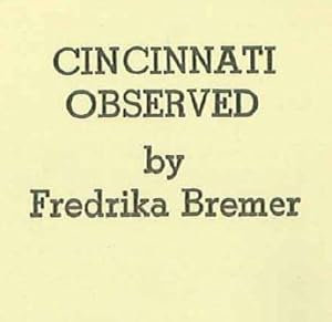 CINCINNATI OBSERVED