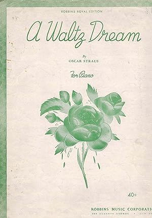 A Waltz Dream - Piano Sheet Music