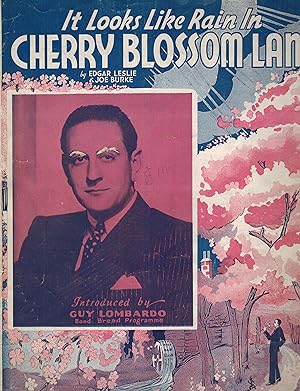 It Looks Like Rain in Cherry Blossom Lane - Piano Sheet Music - Guy Lombardo Cover