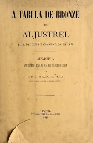 A TABULA DE BRONZE DE ALJUSTREL.
