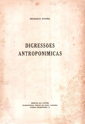 DIGRESSÕES ANTROPONÍMICAS.