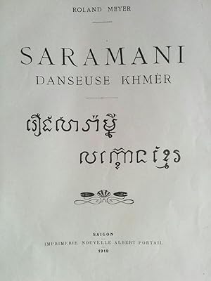 SARAMANI DANSEUSE KHMER