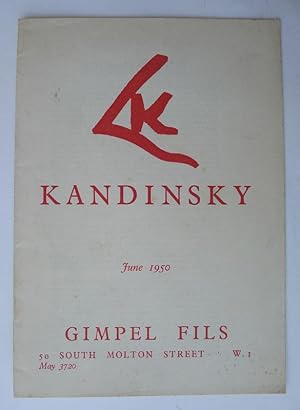 Kandinsky. Gimpel Fils, London June 1950.