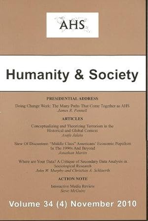 HUMANITY & SOCIETY - Volume 34 (4), November 2010