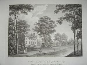 Original Antique Engraving Illustrating Ranston in Dorsetshire. By W. Watts and Published in 1779.