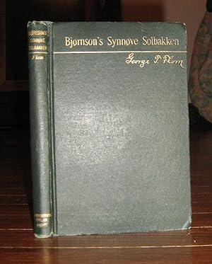 Bjornson's Synnove Solbakken Edited with Introduction, Notes and Vocabulary
