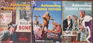 Astounding Science Fiction February, March & April 1956, 3 issues featuring "Double Star" by Robe...
