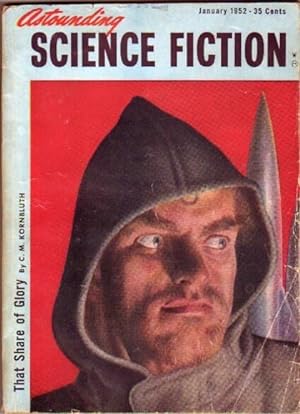 Astounding Science Fiction January 1952, Telek (by Jack Vance), That Share of Glory, The Analogue...