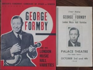 George Formby and His London Music Hall Varieties - (Program) - with 2nd Program from the Palace ...