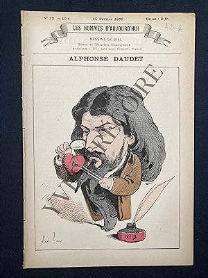 LES HOMMES D'AUJOURD'HUI-N°23-15 FEVRIER 1879-ALPHONSE DAUDET