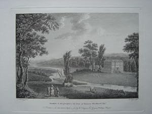Original Antique Engraving Illustrating Armston in Herefordshire. By W. Angus Published About 1796.