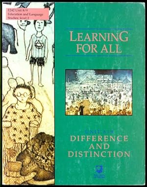 Learning for All E242 Unit 8/9: Difference and Distinction