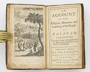 An Account of the Religion, Manners, and Learning of the People of Malabar, in Several Letters wr...