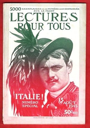 Lectures Pour Tous . 15 Août 1915 : Italie ! Numéro Spécial