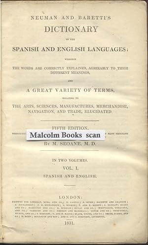 Neuman and Baretti's Dictionary of the Spanish and English languages; wherein the words are corre...